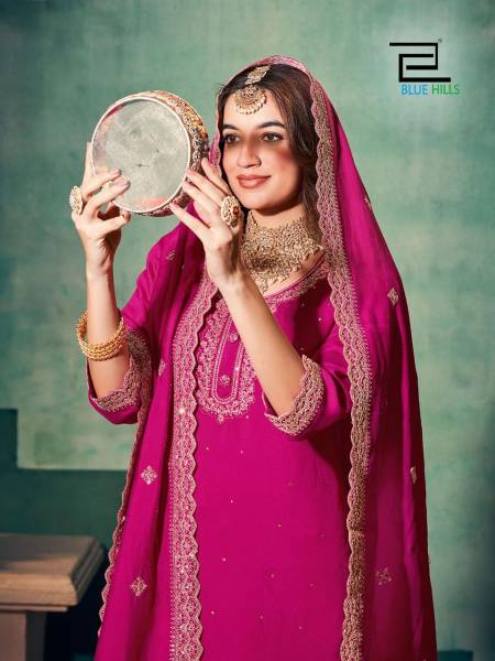 Full Moon By Blue Hills Sequence work Readymade Suits Catalog

